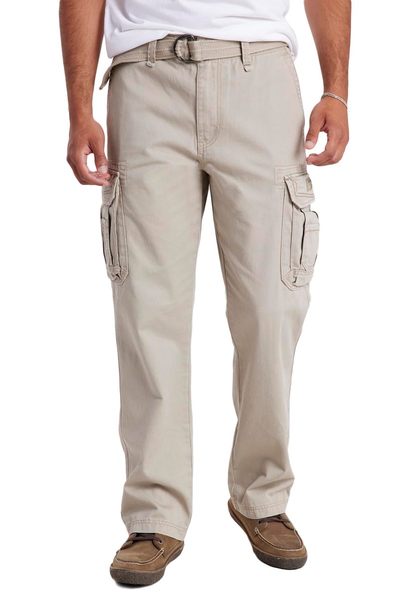 UNIONBAY mens Survivor Iv Relaxed Fit Cargo - Reg and Big Tall Sizes Casual Pants, Desert, 40W x 32L US